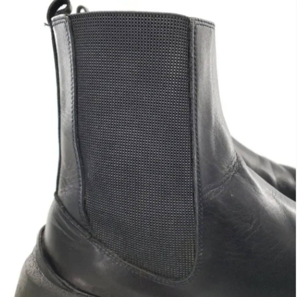 Bally Sesvenna Black Leather Pull-On Comfort Chelsea Boots - Picture 4 of 13